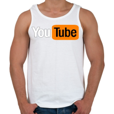 PRINTFASHION you tube - Férfi atléta - Fehér