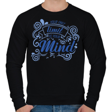 PRINTFASHION Your mind - Férfi pulóver - Fekete