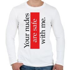 PRINTFASHION Your nudes - Telefontok - Férfi hosszú ujjú póló - Fehér férfi póló