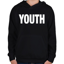 PRINTFASHION YOUTH - Gyerek kapucnis pulóver - Fekete gyerek pulóver, kardigán