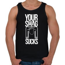 PRINTFASHION YSS - Férfi atléta - Fekete atléta, trikó