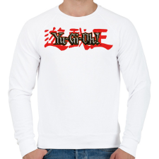PRINTFASHION Yu-Gi-Oh! - Férfi pulóver - Fehér férfi pulóver, kardigán
