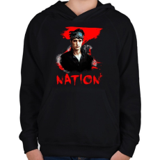 PRINTFASHION z nation-10k - Gyerek kapucnis pulóver - Fekete