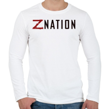 PRINTFASHION Z Nation - Férfi hosszú ujjú póló - Fehér férfi póló