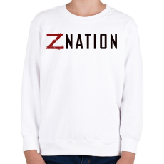 PRINTFASHION Z Nation - Gyerek pulóver - Fehér