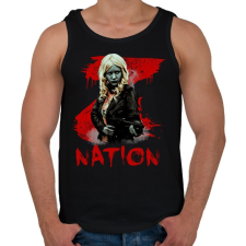 PRINTFASHION z nation-lucy - Férfi atléta - Fekete atléta, trikó