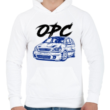 PRINTFASHION Zafira - Férfi kapucnis pulóver - Fehér férfi pulóver, kardigán