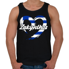 PRINTFASHION zakynthos - Férfi atléta - Fekete atléta, trikó