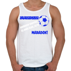 PRINTFASHION Zalaegerszegi drukker - Férfi atléta - Fehér