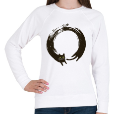 PRINTFASHION ZEN kör - enszó - Női pulóver - Fehér