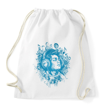PRINTFASHION Zene hangulat - Sportzsák, Tornazsák - Fehér tornazsák