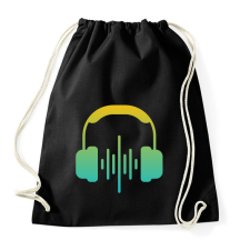 PRINTFASHION Zene - Sportzsák, Tornazsák - Fekete tornazsák