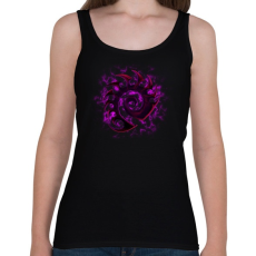 PRINTFASHION Zerg - Női atléta - Fekete