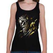 PRINTFASHION Zeusz design - Női atléta - Fekete női trikó