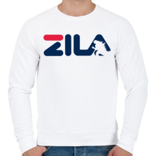 PRINTFASHION ZILA - Férfi pulóver - Fehér férfi pulóver, kardigán