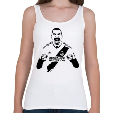 PRINTFASHION Zlatan - Női atléta - Fehér női trikó