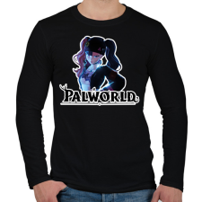 PRINTFASHION Zoe Rayne - palworld - Férfi hosszú ujjú póló - Fekete férfi póló