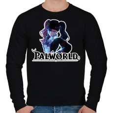 PRINTFASHION Zoe Rayne - palworld - Férfi pulóver - Fekete
