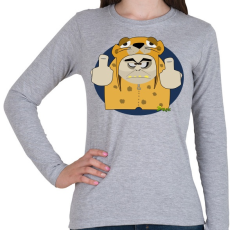 PRINTFASHION Zoge - Női hosszú ujjú póló - Sport szürke