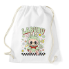 PRINTFASHION Zöld Labubu - Sportzsák, Tornazsák - Fehér