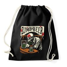 PRINTFASHION Zom-Beer - Sportzsák, Tornazsák - Fekete tornazsák