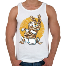 PRINTFASHION Zombi múmia nyúl - Férfi atléta - Fehér