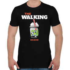 PRINTFASHION Zombi shake - Férfi póló - Fekete
