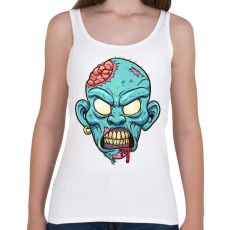 PRINTFASHION Zombie from the hood - Női atléta - Fehér