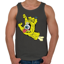 PRINTFASHION Zombikéz - Férfi atléta - Sötétszürke atléta, trikó