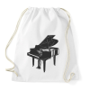 PRINTFASHION Zongora - Sportzsák, Tornazsák - Fehér