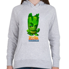 PRINTFASHION Zooba - Donna  - Női kapucnis pulóver - Sport szürke