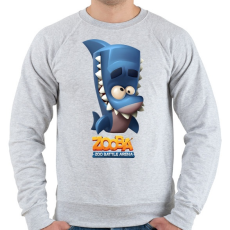 PRINTFASHION Zooba - Finn - Férfi pulóver - Sport szürke