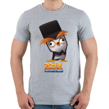 PRINTFASHION Zooba - Fuzzy - Férfi póló - Sport szürke férfi póló