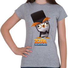 PRINTFASHION Zooba - Fuzzy - Női póló - Sport szürke női póló