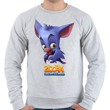 PRINTFASHION Zooba - Henry  - Férfi pulóver - Sport szürke férfi pulóver, kardigán