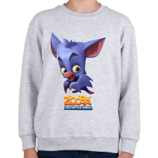 PRINTFASHION Zooba - Henry  - Gyerek pulóver - Sport szürke