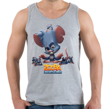 PRINTFASHION Zooba - Louie  - Férfi atléta - Sport szürke atléta, trikó