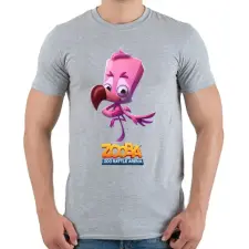 PRINTFASHION Zooba - Milo  - Férfi póló - Sport szürke férfi póló