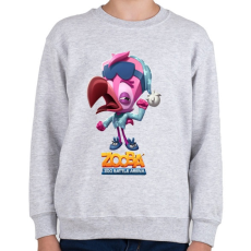PRINTFASHION Zooba - Sleeper Milo  - Gyerek pulóver - Sport szürke
