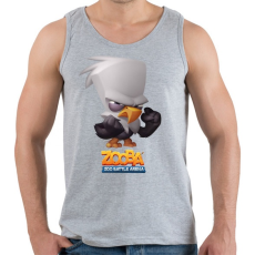 PRINTFASHION Zooba - Steve  - Férfi atléta - Sport szürke