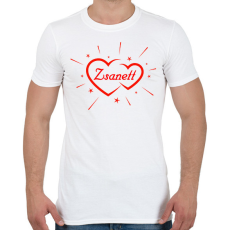 PRINTFASHION Zsanett - Férfi póló - Fehér