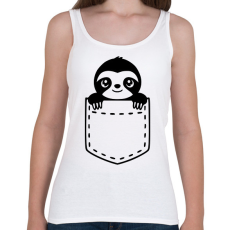 PRINTFASHION Zseb - Női atléta - Fehér