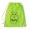 PRINTFASHION Zsebcica - Sportzsák, Tornazsák - Limezöld