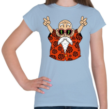 PRINTFASHION Zseniális Teknős - Női póló - Világoskék női póló