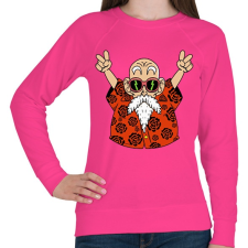 PRINTFASHION Zseniális Teknős - Női pulóver - Fukszia női pulóver, kardigán