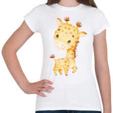 PRINTFASHION Zsiráf  - Női póló - Fehér