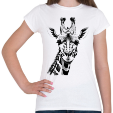 PRINTFASHION Zsiráf - Női póló - Fehér női póló