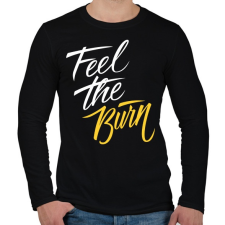 PRINTFASHION Zsírégetés - Férfi hosszú ujjú póló - Fekete férfi póló
