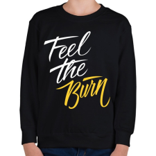 PRINTFASHION Zsírégetés - Gyerek pulóver - Fekete gyerek pulóver, kardigán