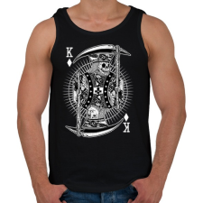 PRINTFASHION Zsugakirály - Férfi atléta - Fekete atléta, trikó